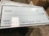 Lot of (3) Giant Checks 24" x 48" Light Blue&nbsp;- Appear New
