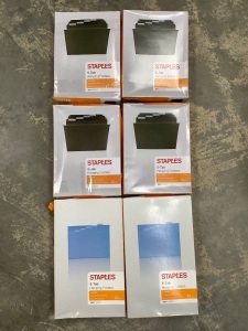 6 Boxes of 5-Tab Hanging Folders