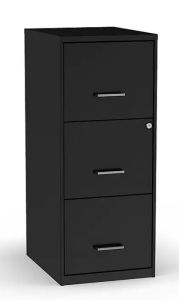 Staples 3-Drawer Light Duty Vertical File Cabinet