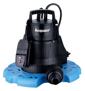 Acquaer Submersible Pool Cover Pump, 1/4 HP, Model# PCP025