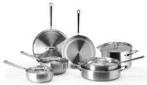 Misen Stainless Cookware Set, 12 pcs