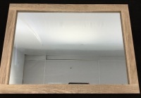 Wood Frame Mirror, 28x20