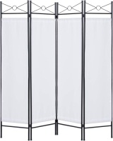 6ft 4-Panel Folding Privacy Screen Room Divider 