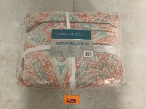 Comfort Spaces Complete Bed + Sheet Set