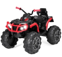 12V Kids Ride-On 4-Wheeler Quad ATV Car w/ 3.7mph Max, Bluetooth, Headlights