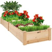 Wooden Raised Garden Bed Planter for Garden, Lawn, Yard - 8x2ft&nbsp;