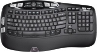 Logitech K350 Comfort Wave Wireless Keyboard,&nbsp;Black - Appears New&nbsp;