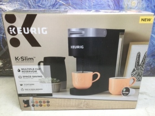 Keurig K-Slim Single-Serve K-Cup Pod Coffee Maker - E-Comm Return, Used, Unknown Condition