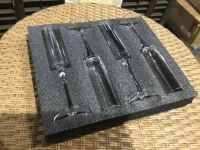 Set of (4) Crystalear Champagne Flutes