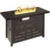 50,000 BTU Steel Propane Gas Fire Pit w/ Auto Ignition - 42in&nbsp;