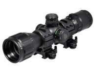 UTG 3-9X32 1" BugBuster Scope, AO, RGB Mil-dot, QD Rings , Black, Appears New