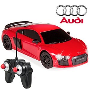 1/24 Scale Licensed RC Audi R8 Luxury w/ Lights, 27MHz Frequency