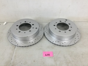 Set of Two Brake Rotors (Unknown Vehicle)