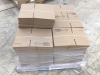 Pallet of 10x7x4 Cardboard Boxes