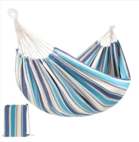 2-Person Brazilian-Style Double Hammock w/ Portable Carrying Bag