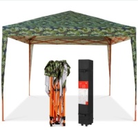 Outdoor Portable Pop Up Canopy Tent w/ Carrying Case, 10x10ft
