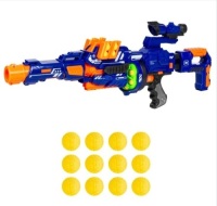 Electric Soft Foam Ball Long-Distance Blaster Toy w/ Barrel Extension, Bipod