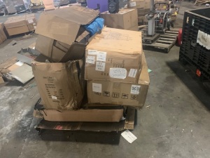 Pallet of Misc. Kids Outdoor Play Toys. Includes Uninspected Bouce House