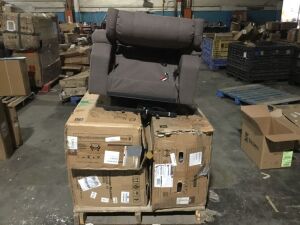 Pallet of Incomplete Massage Chairs 