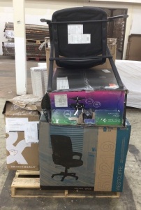 Pallet of Staples Office Chairs, Mixed Conditions