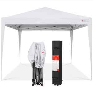 Outdoor Portable Pop Up Canopy Tent w/ Carrying Case, 10x10ft