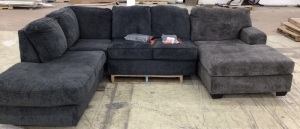 Large Sectional, 3 Total Pieces, 2 Colors