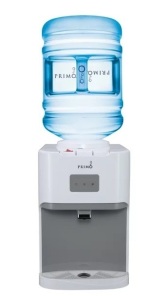 Primo Deluxe Countertop Water Dispenser Top Loading, Hot/Cold/Room Temp