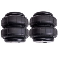 2x Universal Air Spring Bag Heavy Duty Standard 2500 lb 1/2inch npt Single Port - New&nbsp;