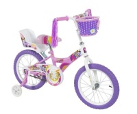 Titan 16 In. Flower Princess Girls&nbsp;Bike w/ Training Wheels