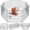 Pet Playpen 8 Panel 24 Inch Indoor Outdoor