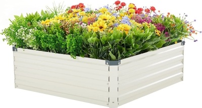 3'x3' Metal Bottomless Raised Garden Bed 