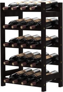 Purbambo Bamboo Wine Rack for 20 Bottles