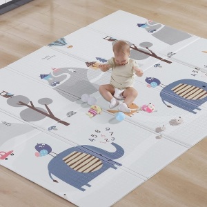 Calody Baby Play Mat, Portable & Waterproof, Non Toxic Soft Foam, (79 x 59 x 0.4 in)
