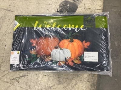 Box of 4 Pumpkin Welcome Mats