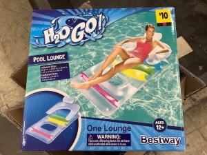 Case of 4 H2O Go Pool Lounge Floats