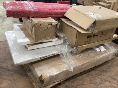 Pallet of Assorted Furniture Pieces, Parts of Sets