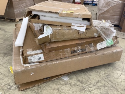 Pallet of Assorted Furniture Pieces, Parts of Sets