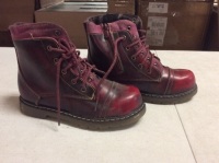 Lot of (11) Kids Patent Fur Combat Boots - Appear New