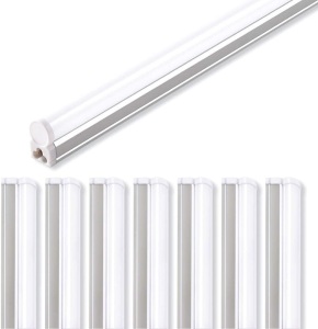 (Pack of 8) Barrina LED T5 Integrated Single Fixture Lights, 4FT