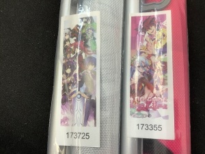 Lot of (2) Cosplay Anime Hanging Fabric Painting