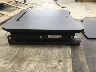 Adjustable Standing Desktop Riser - Unknown if Hardware Complete 