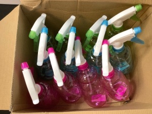 Lot of (12) Plastic Spray Bottles