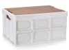 55L Collapsible Storage Bin with Lid