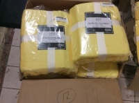 Lot of (12) Royal Plush&nbsp;Aspen Gold Throw Blankets, Twin - New&nbsp;