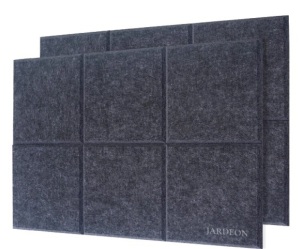 JARDEON 12 Pk Acoustic Panels Sound Proof Padding, 12'' X 12''