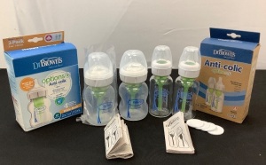 Bundle of Misc Dr Brown's Baby Bottles