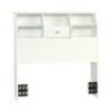Sauder Shoal Creek Twin Bookcase Headboard, Soft White Finish
