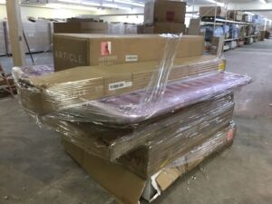 Pallet of Uninspected Furniture Parts & Pieces 