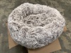 Western Home Faux Fur Pet Bed, Anti Anxiety Donut Cuddler 