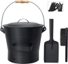 BRIAN & DANY Ash Bucket with Lid & Accessories